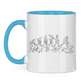 Tasse zweifarbig BORN TO HOCKEY EVULUTION