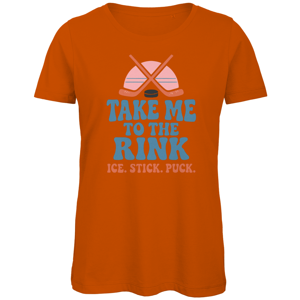 Ladies T-Shirt TAKE ME TO THE RINK