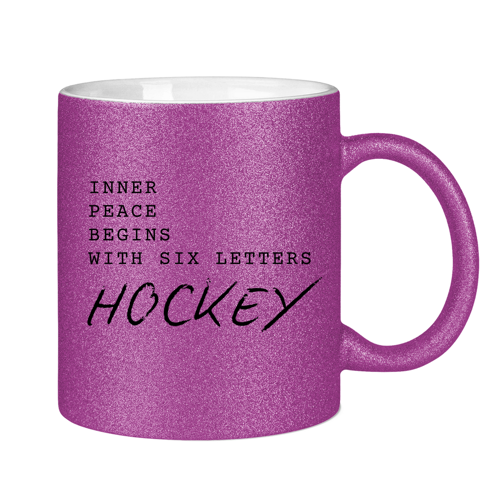 Glitzertasse INNER PEACE