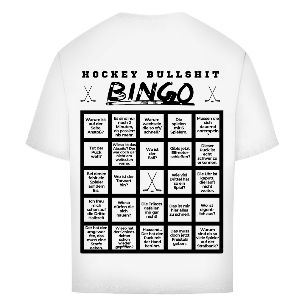 Oversize T-Shirt BULLSHIT BINGO (back)