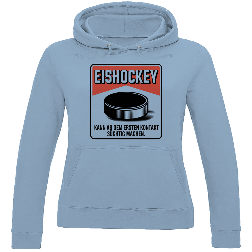 Ladies Hoodie EISHOCKEY ZIGARETTENSCHACHTEL