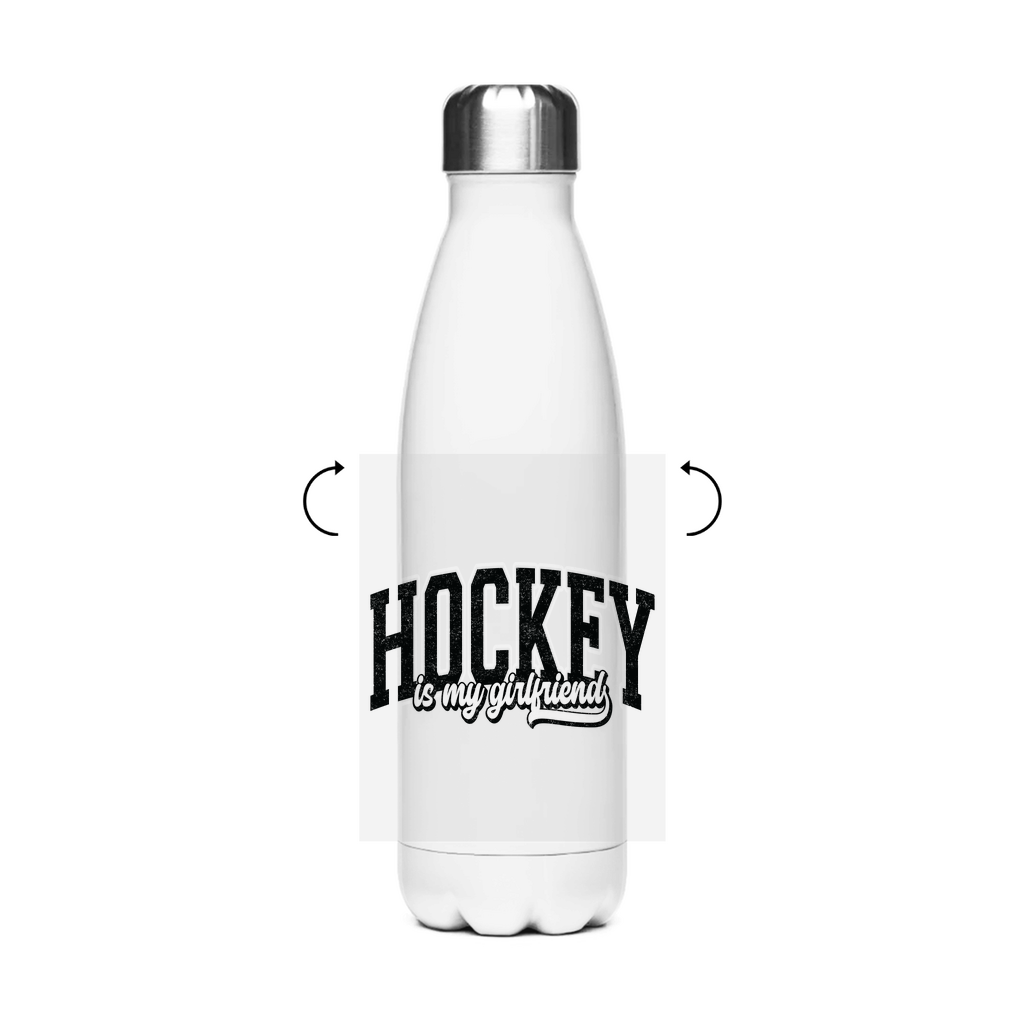 Edelstahl-Thermoflasche HOCKEY IS MY GIRLFRIEND