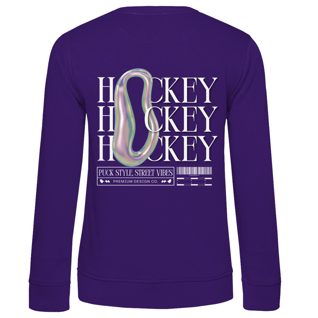 Ladies Sweatshirt  HOCKEY MODERN (back)