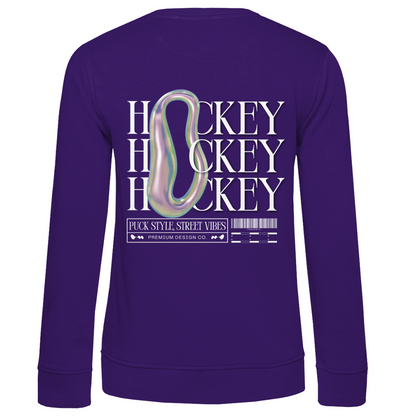 Ladies Sweatshirt  HOCKEY MODERN (back)