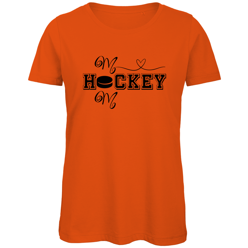 Ladies T-Shirt HOCKEY MOM HEART