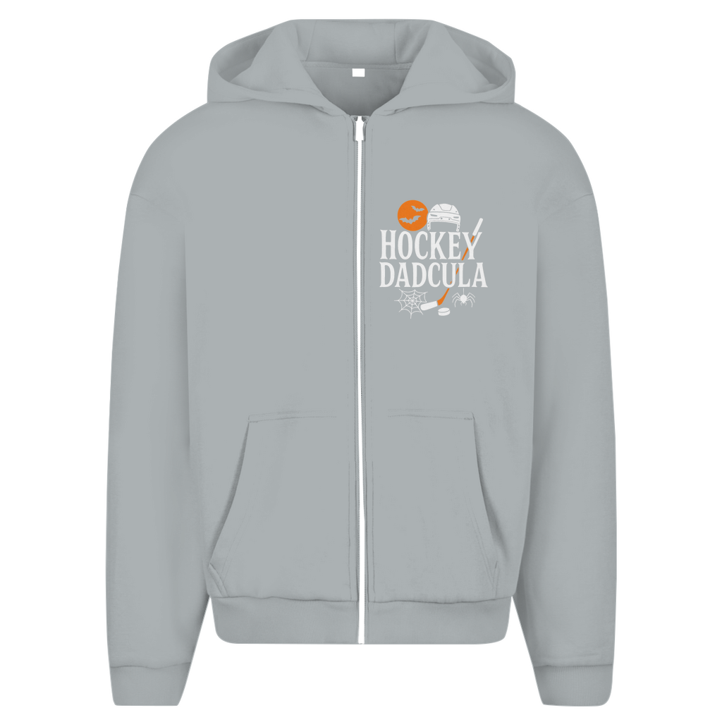 Oversize Zipper HALLOWEEN HOCKEY DADCULAR (front&back)