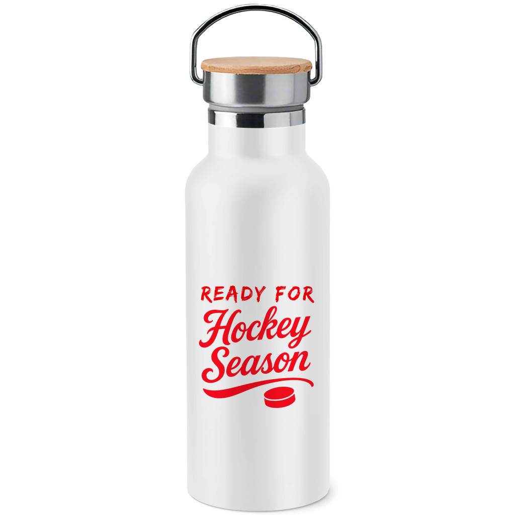 Edelstahl-Trinkflasche READY FOR HOCKEY SEASON