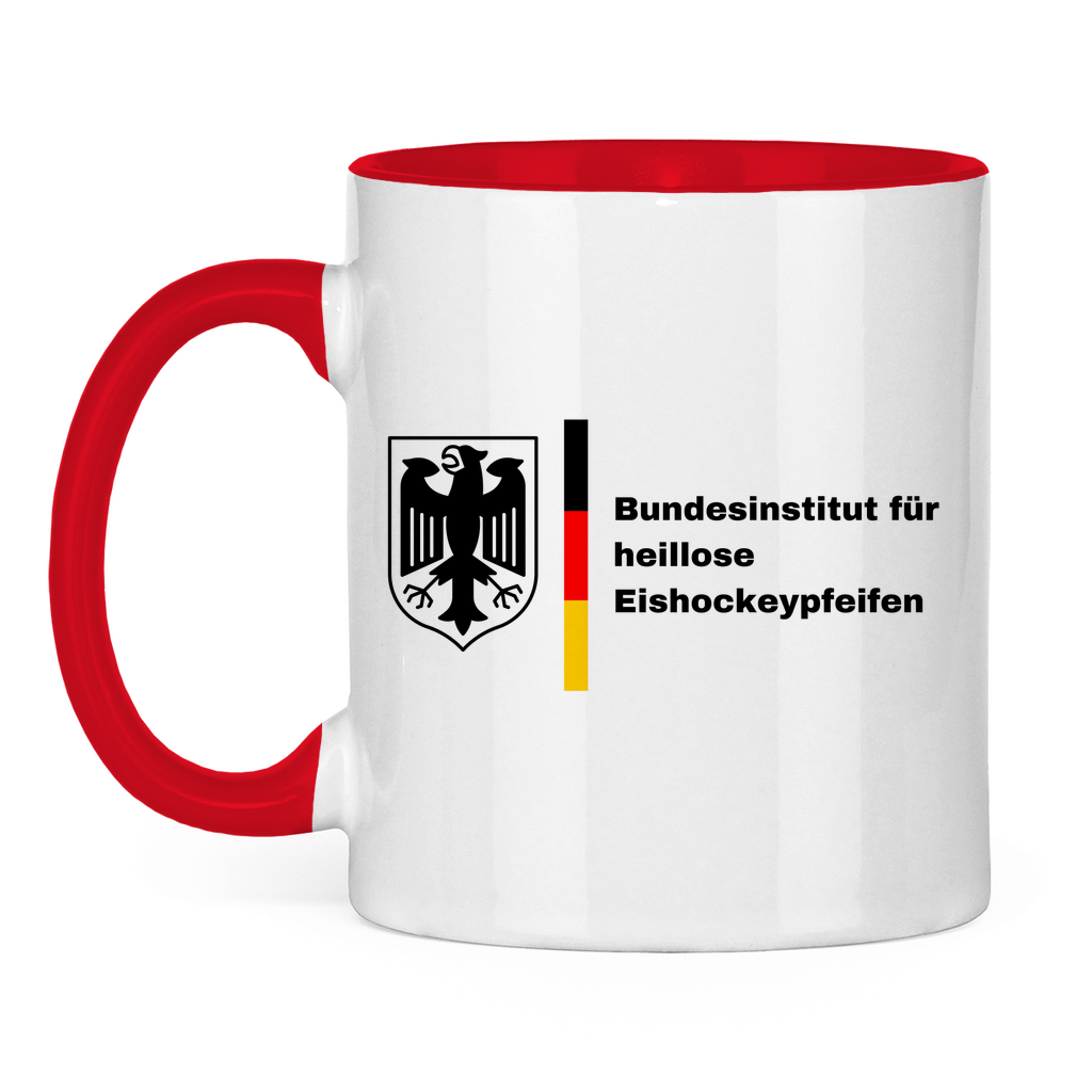 Tasse zweifarbig BUNDESINSTITUT PFEIFEN