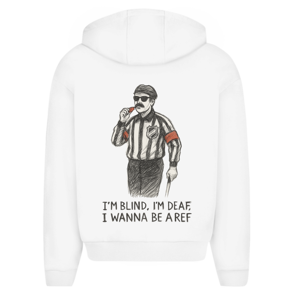 Oversize Zipper WANNA BE A REF (front&back)