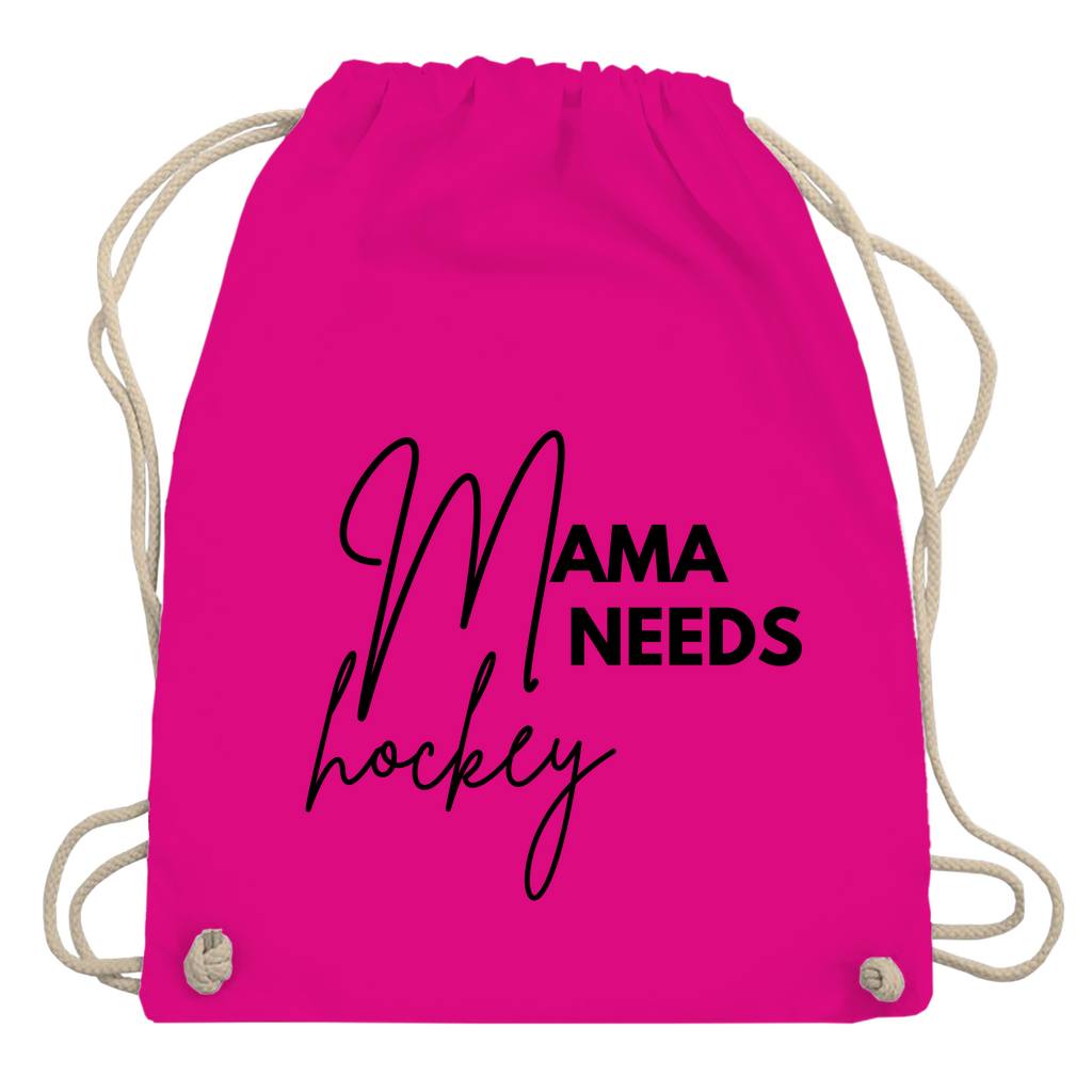 Turnbeutel MAMA NEEDS HOCKEY