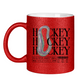Glitzertasse HOCKEY MODERN
