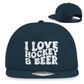 Snapback I LOVE HOCKEY & BEER