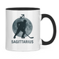 Tasse zweifarbig STERNZEICHEN SAGITTARIUS / SCHÜTZE