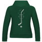Ladies Hoodie HOCKEYSTICK MODERN (back)