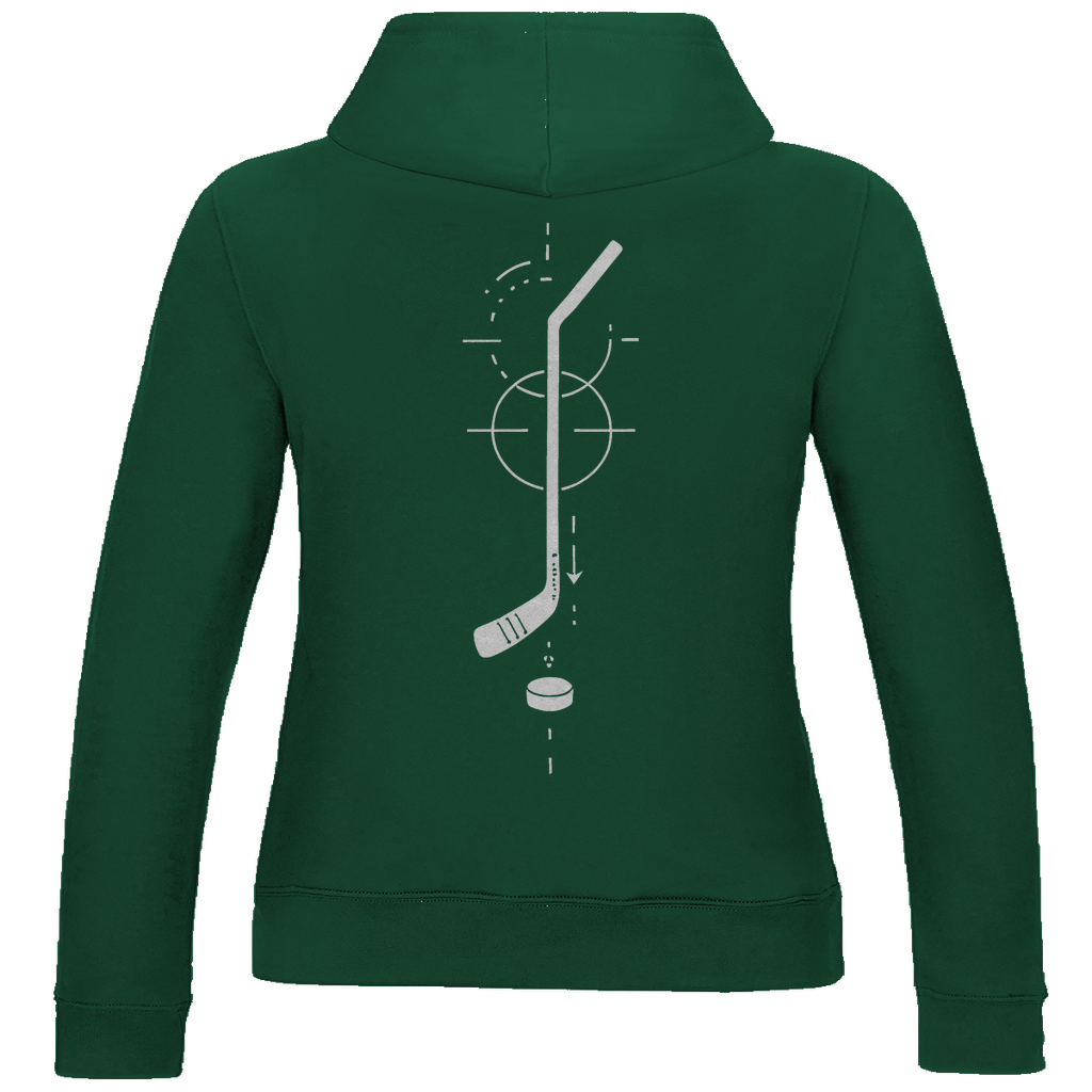Ladies Hoodie HOCKEYSTICK MODERN (back)