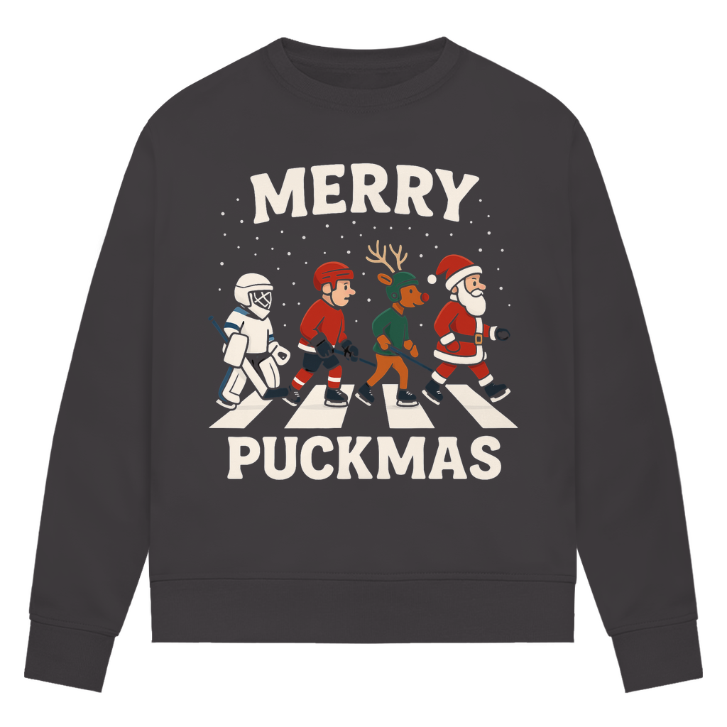 Ladies Sweatshirt MERRY PUCKMAS WALK