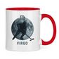 Tasse zweifarbig STERNZEICHEN VIRGO / JUNGFRAU