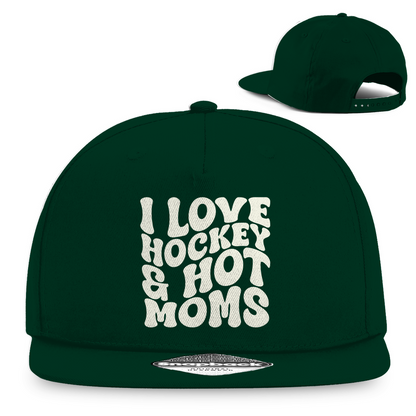 Snapback I LOVE HOCKEY & HOT MOMS