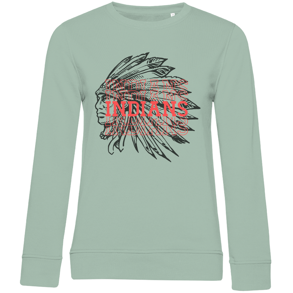 Ladies Sweatshirt INDIANS HEAD
