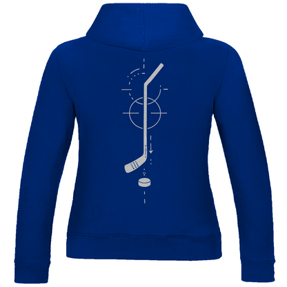 Ladies Hoodie HOCKEYSTICK MODERN (back)