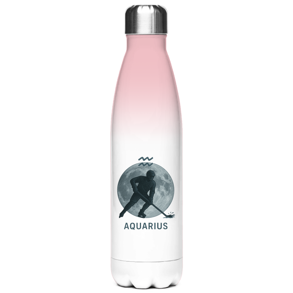 Edelstahl-Thermoflasche STERNZEICHEN AQUARIUS / WASSERMANN