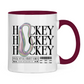 Tasse zweifarbig HOCKEY MODERN