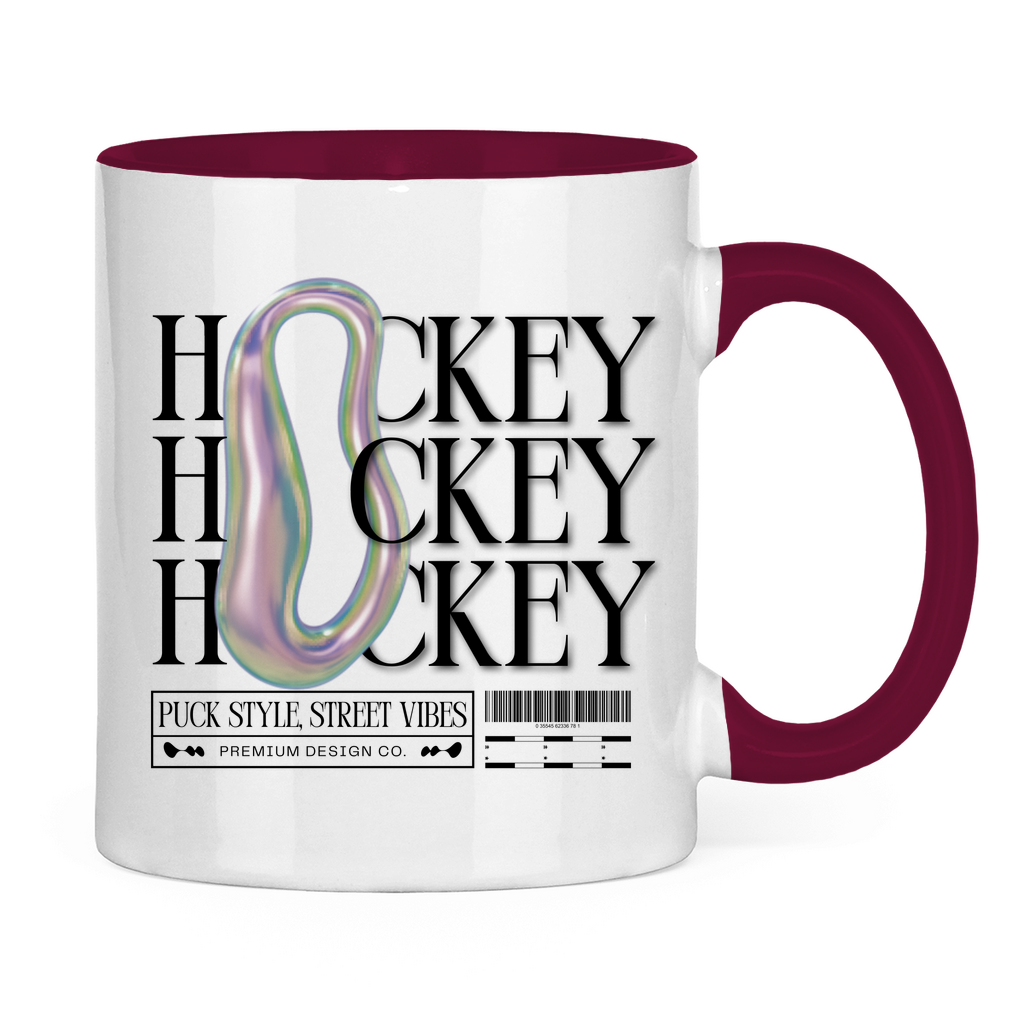 Tasse zweifarbig HOCKEY MODERN