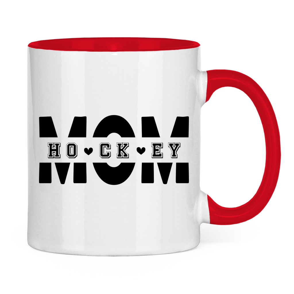 Tasse zweifarbig HOCKEYMOM