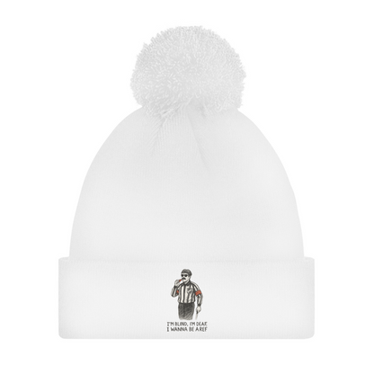 Bommelmütze WANNA BE A REF