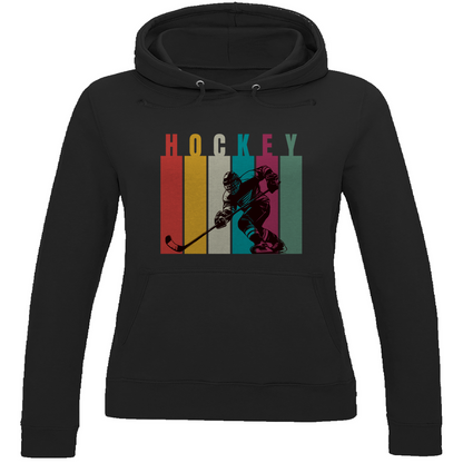 Ladies Hoodie COLOURFUL HOCKEYPLAYER