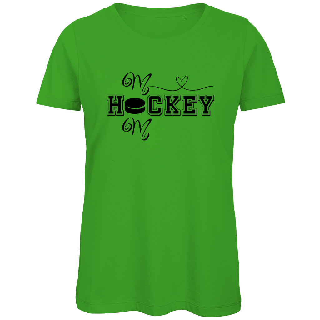 Ladies T-Shirt HOCKEY MOM HEART