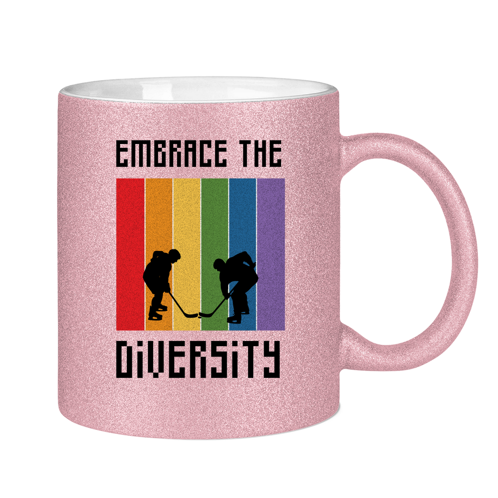 Glitzertasse EMBRACE THE DIVERSITY