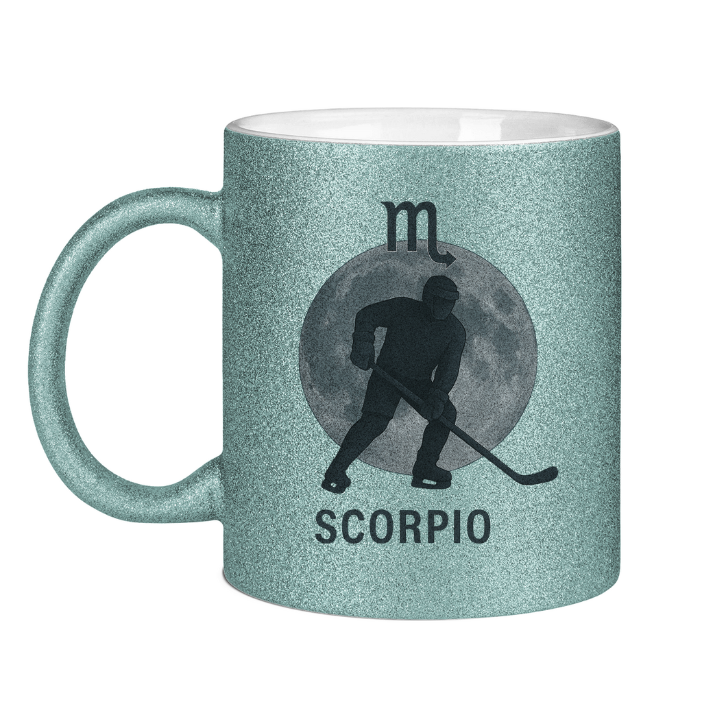 Glitzertasse STERNZEICHEN SCORPIO / SKORPION