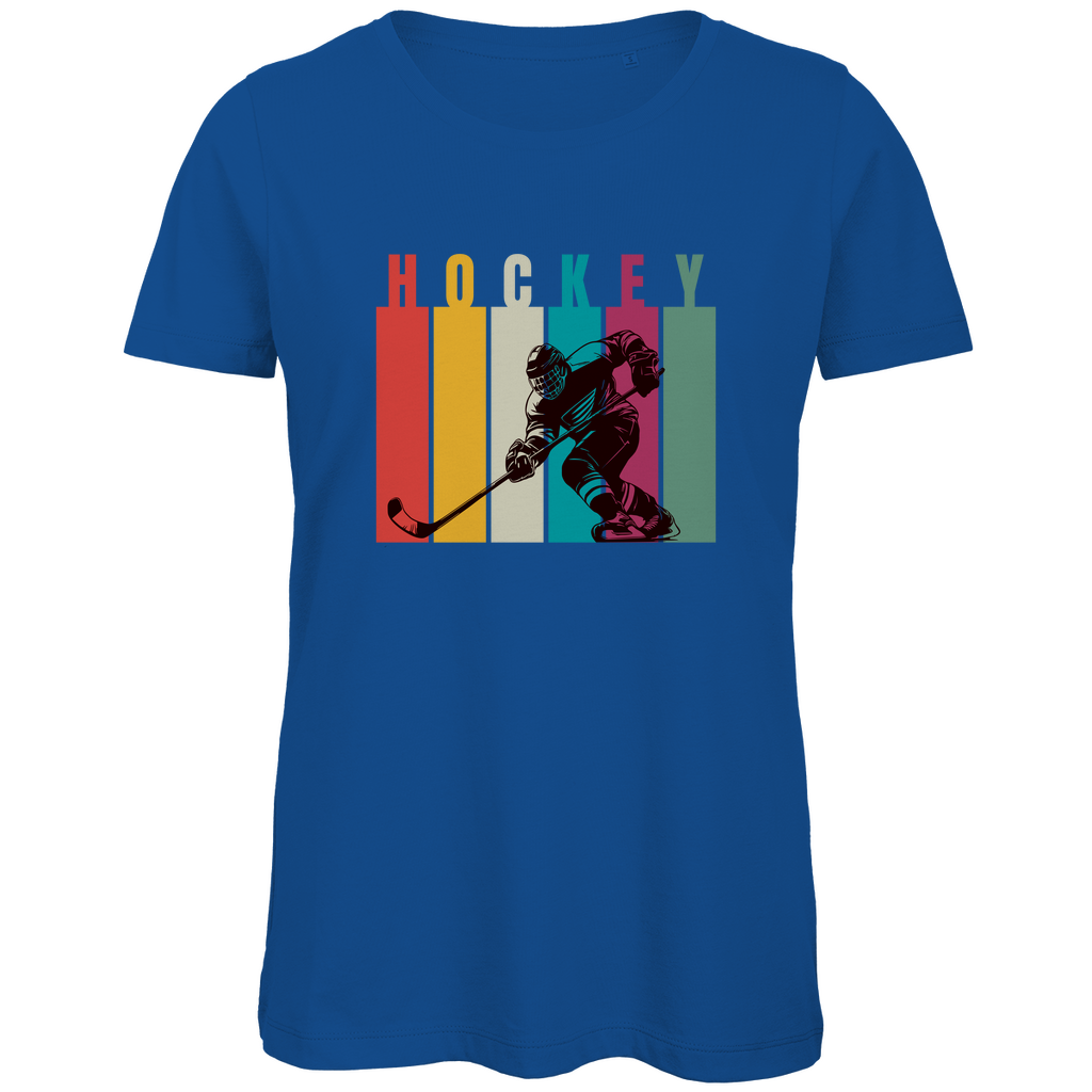 Ladies T-Shirt COLOURFUL HOCKEYPLAYER