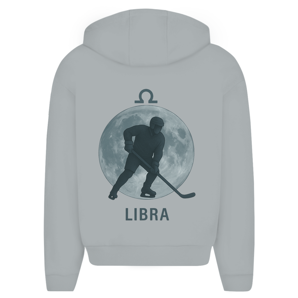 Oversize Zipper STERNZEICHEN LIBRA / WAAGE (front&back)