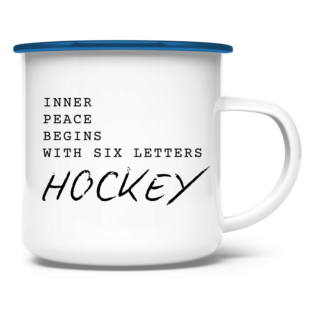 Emaille Tasse INNER PEACE