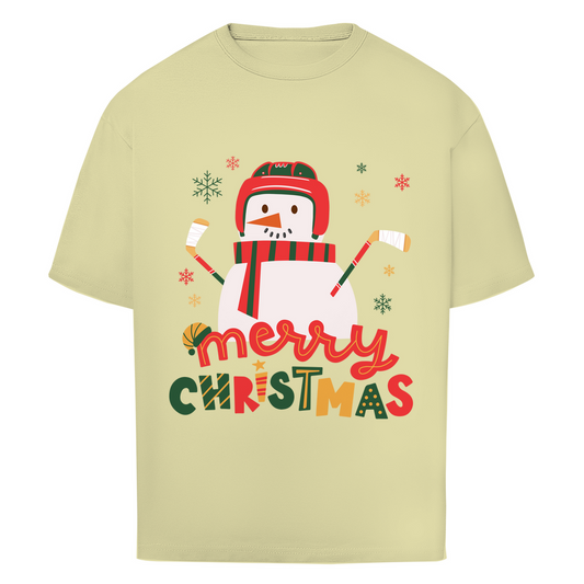 Oversize T-Shirt HOCKEY SNOWMAN