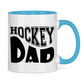 Tasse zweifarbig HOCKEYDAD WAVE