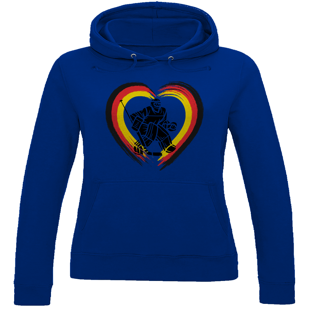 Ladies Hoodie HEART GERMANY GOALIE