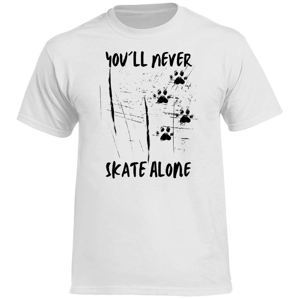 T-Shirt NEVER SKATE ALONE