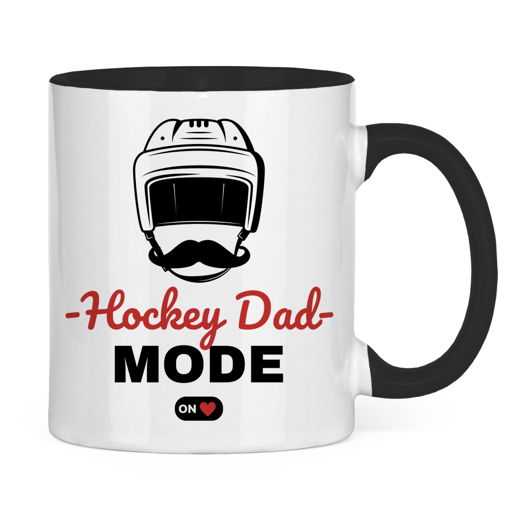 Tasse zweifarbig HOCKEYDAD MODE