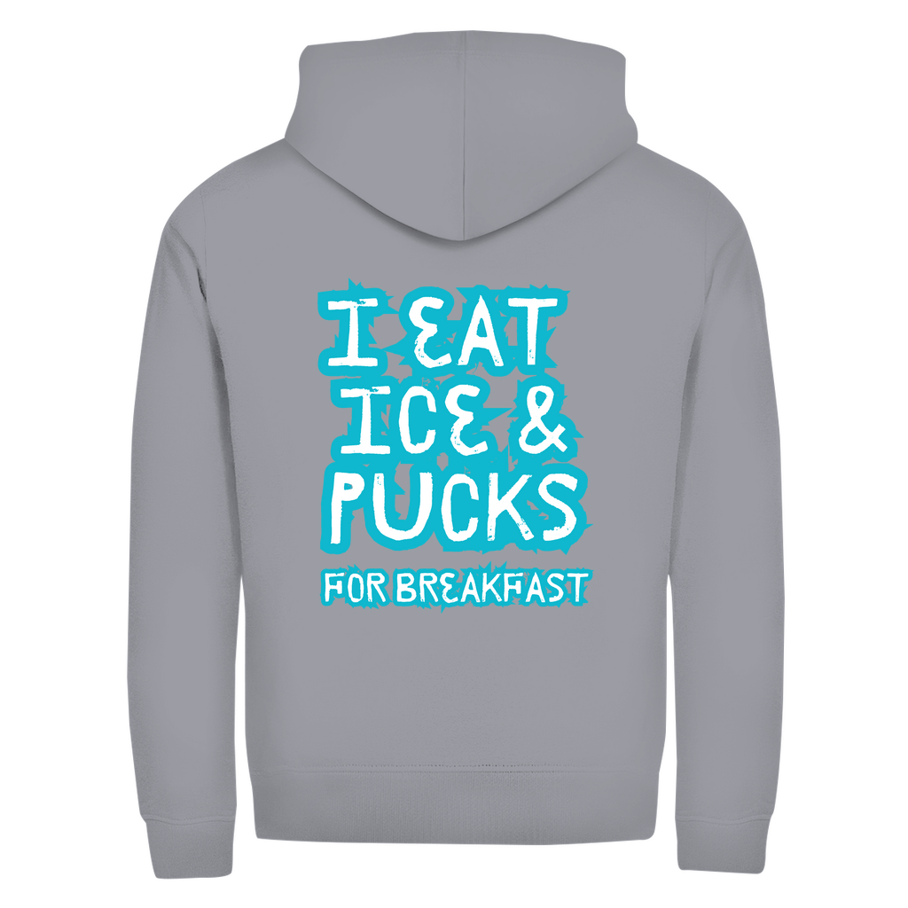 Unisex Zipper ICE & PUCKS FOR BREAKFAST (back)