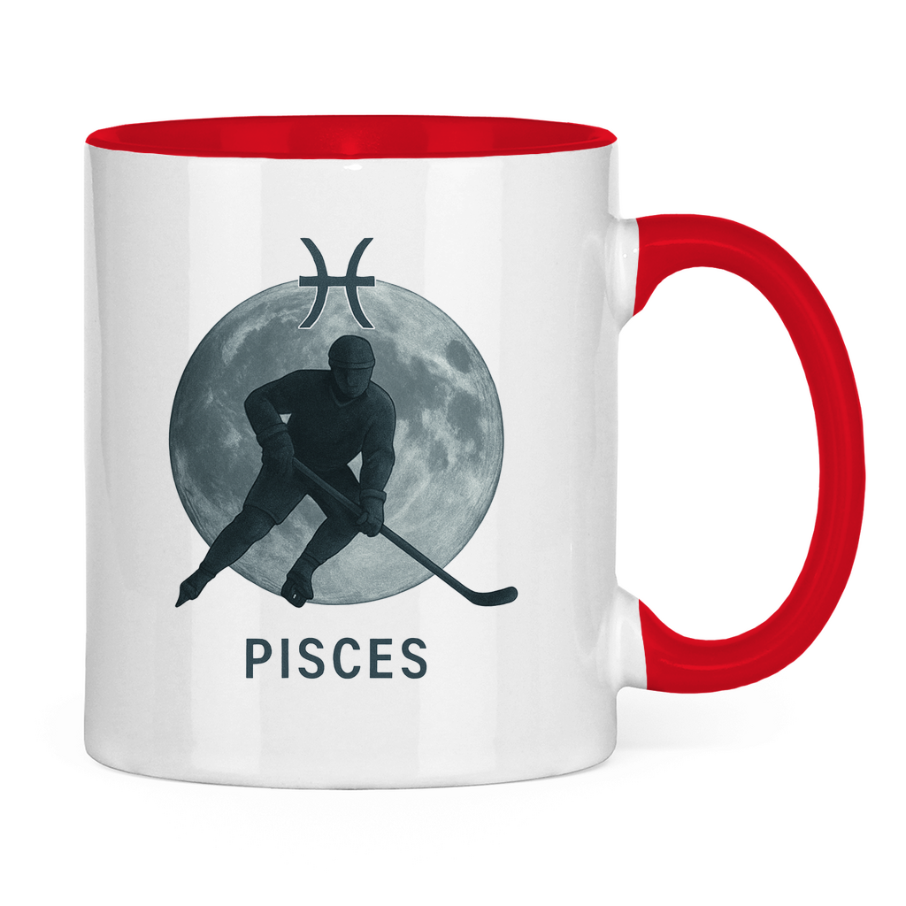Tasse zweifarbig STERNZEICHEN PISCES / FISCH