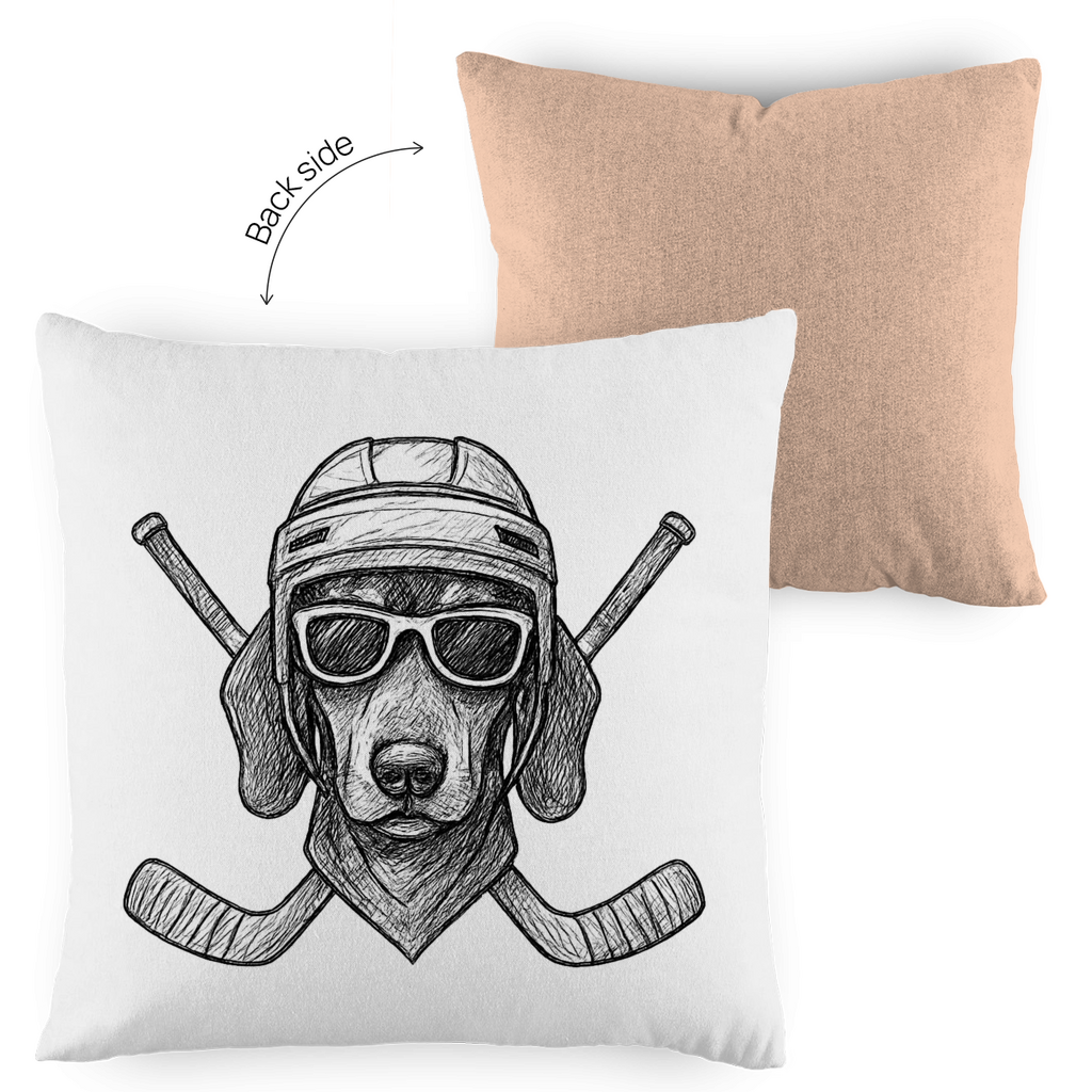 Kopfkissen zweifarbig COOL HOCKEYDOG