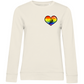 Ladies Sweatshirt RAINBOW SKATE HEART