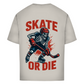 Oversize T-Shirt HALLOWEEN SKATE OR DIE (front&back)
