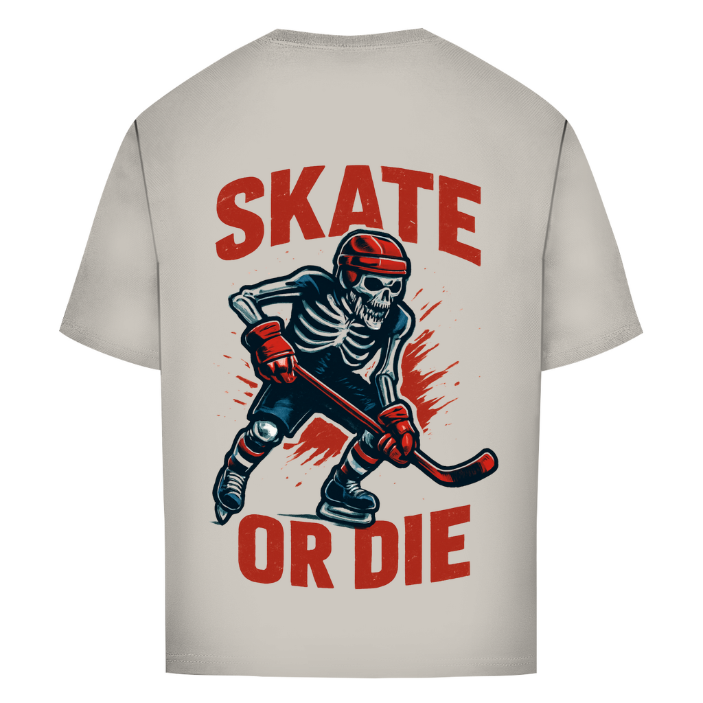 Oversize T-Shirt HALLOWEEN SKATE OR DIE (front&back)