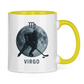 Tasse zweifarbig STERNZEICHEN VIRGO / JUNGFRAU