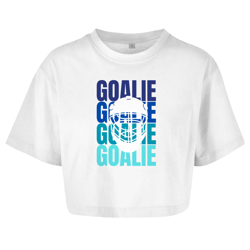 Ladies Crop Top GOALIE MASKE