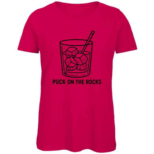 Ladies T-Shirt PUCK ON THE ROCKS